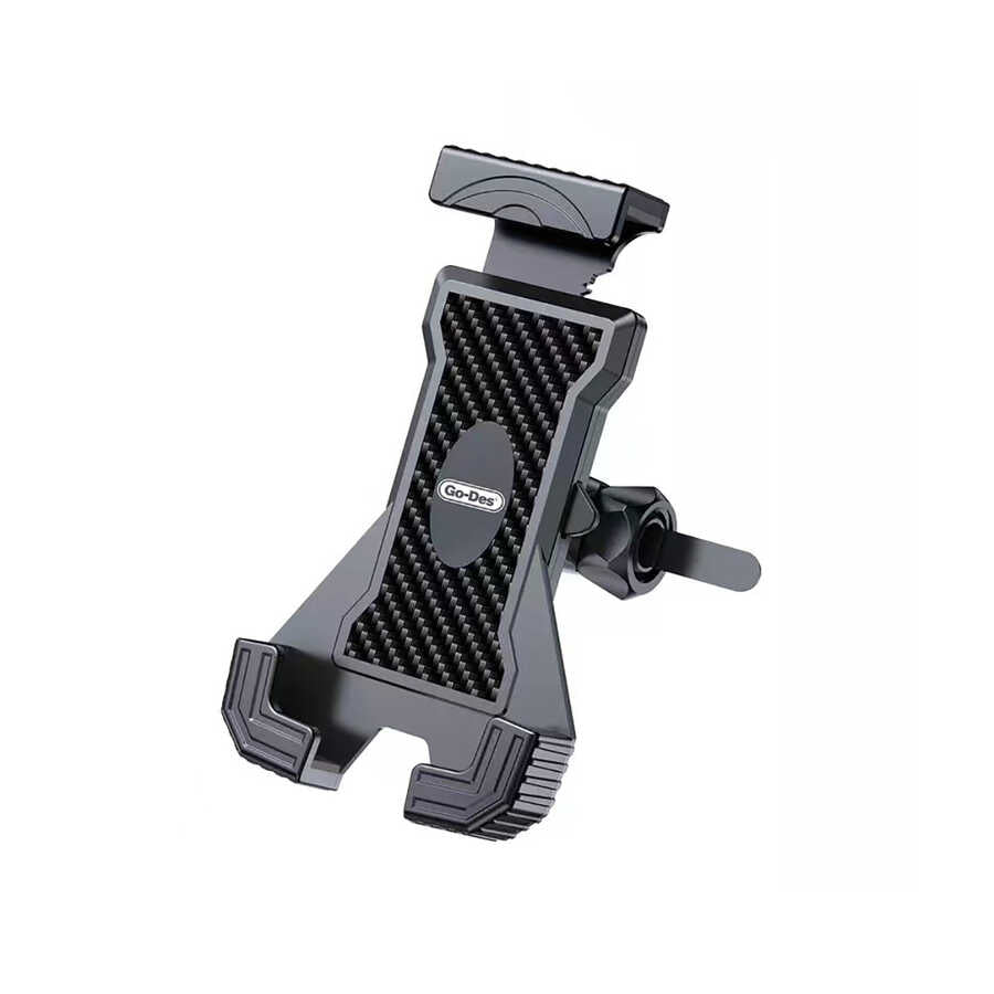 Go-Des GD-HD715 Sarsıntı Önleyici 360 Derece Ayarlanabilir Bisiklet ve Motosiklet Telefon Tutucu - 1 Go-Des GD-HD715 Sarsıntı Önleyici 360 Derece Ayarlanabilir Bisiklet ve Motosiklet Telefon Tutucu - 1